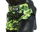 Fairtex Muay Thai Shorts BS1710, Camo-Grün