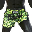 Fairtex Muay Thai Shorts BS1710, Camo-Grün