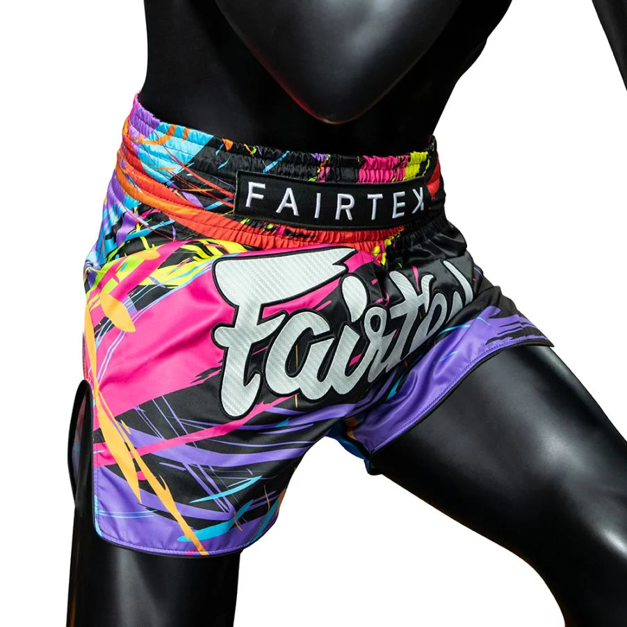 Fairtex Muay Thai Shorts BS1933 World Music, Schwarz