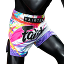 Fairtex Muay Thai Shorts BS1933 World Music, Weiß