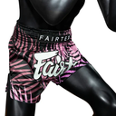 Fairtex Muay Thai Shorts BS1943 Forbidden Forest, Schwarz-Violett