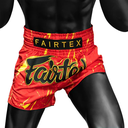 Fairtex Muay Thai Shorts BS1946 Inferno, Rot