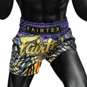 Fairtex Muay Thai Shorts BS1941 Short Dawn, Blau-Gelb