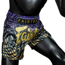 Fairtex Muay Thai Shorts BS1941 Short Dawn, Blau-Gelb