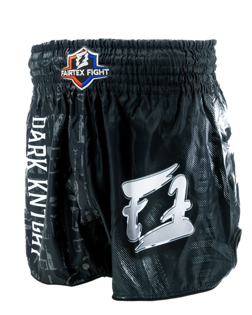 Fairtex Muay Thai Shorts Dark Knight, Schwarz