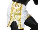 Fairtex Muay Thai Shorts Glory BSG2, Weiß-Gold
