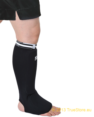 Fairtex Schienbeinschoner Elastisch SPE1, Schwarz