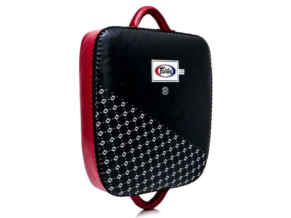 Fairtex Schlagpolster Low Kick LKP1, Schwarz-Rot