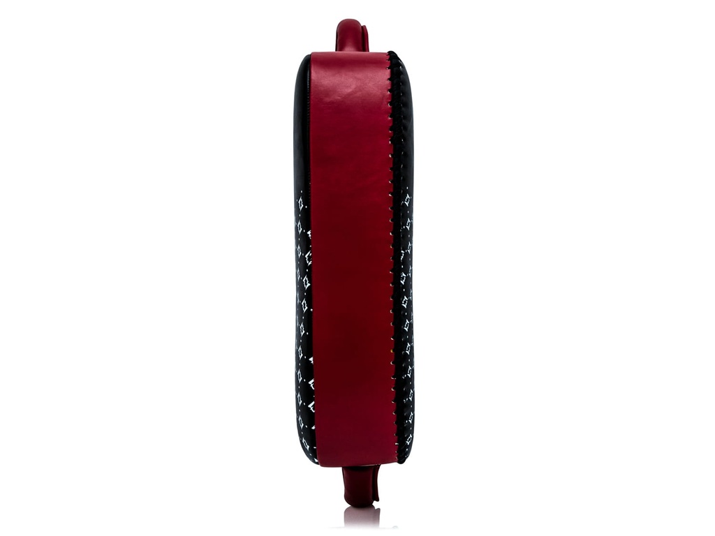 Fairtex Schlagpolster Low Kick LKP1, Schwarz-Rot