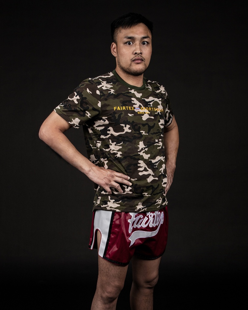 Fairtex T-Shirt TST211, Camo-Grün