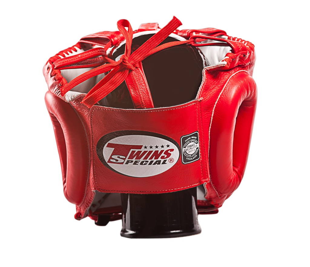 Twins Kopfschutz HGL-10 Leder, Rot