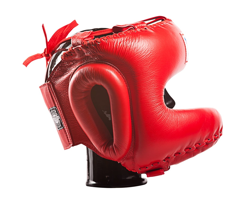 Twins Kopfschutz HGL-10 Leder, Rot