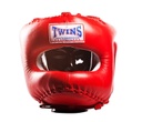 Twins Kopfschutz HGL-10 Leder, Rot