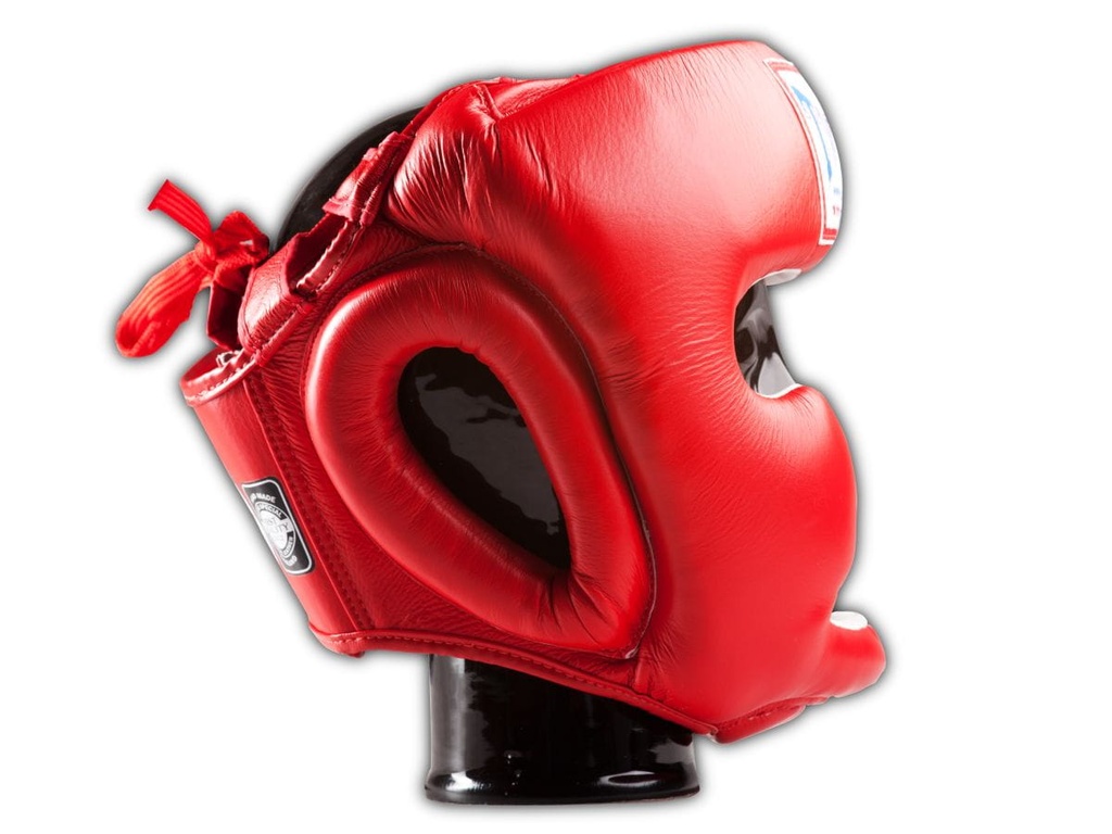 Twins Kopfschutz HGL-3 Leder, Rot