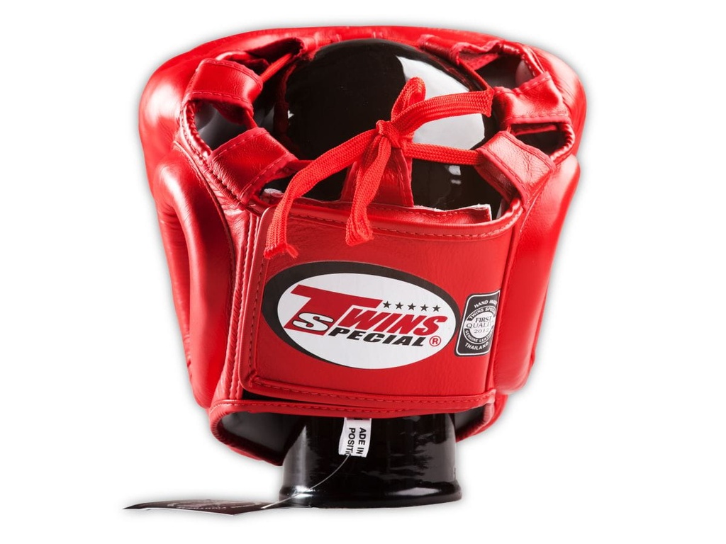 Twins Kopfschutz HGL-3 Leder, Rot