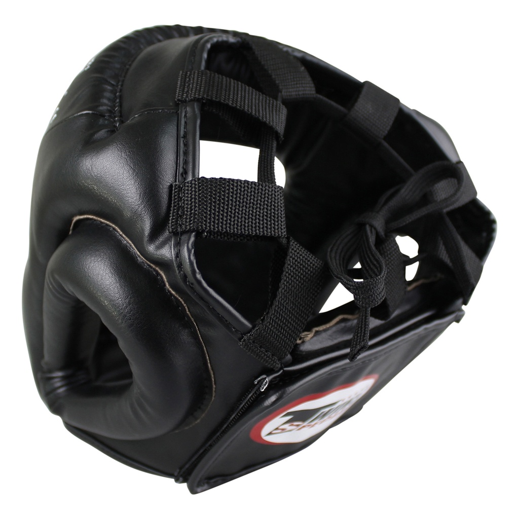 Twins Kopfschutz HGL-3 Leder, Schwarz