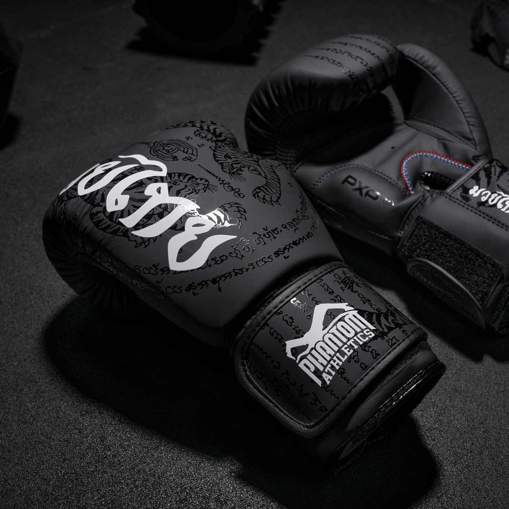 Phantom Boxhandschuhe Muay Thai, Schwarz