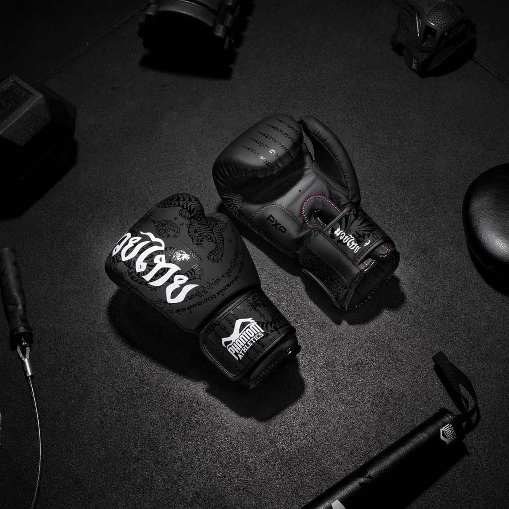 Phantom Boxhandschuhe Muay Thai, Schwarz