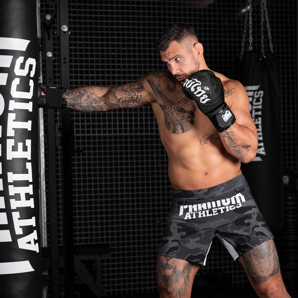 Phantom Boxhandschuhe Muay Thai, Schwarz