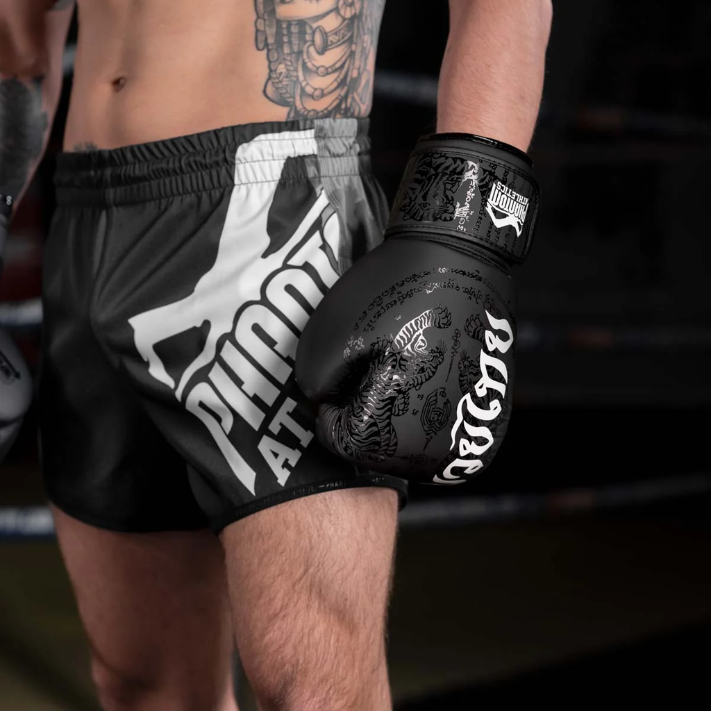 Phantom Boxhandschuhe Muay Thai, Schwarz