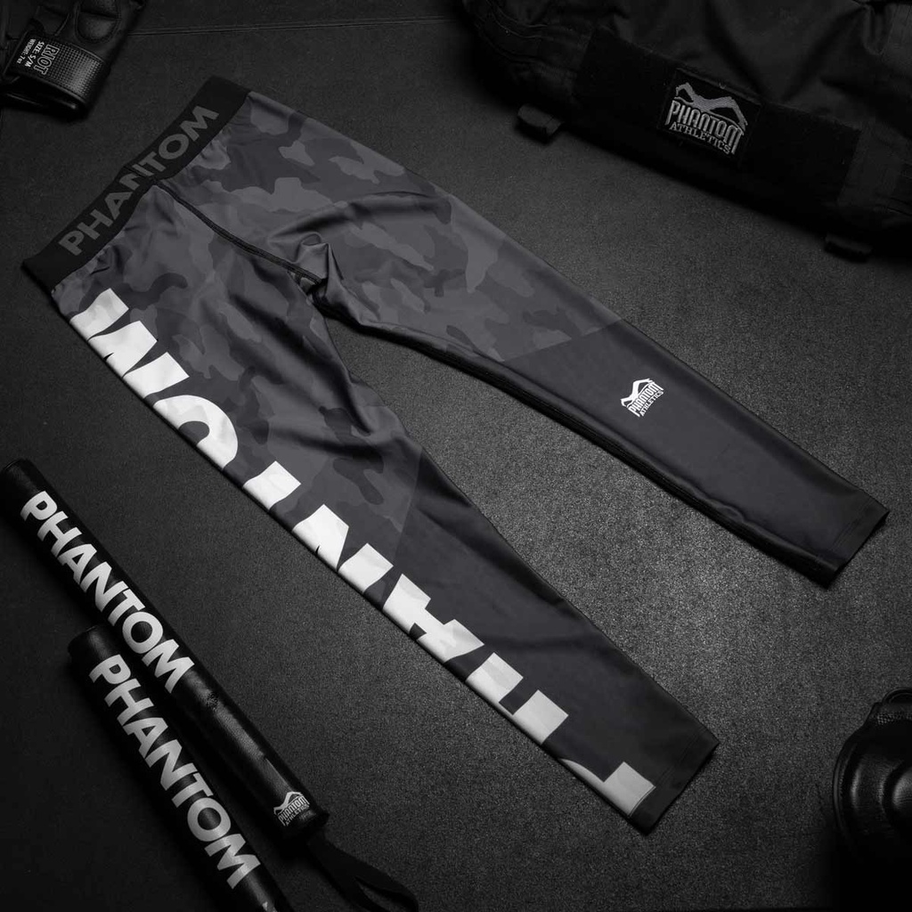 Phantom Compression Pants Domination, Camo-Schwarz