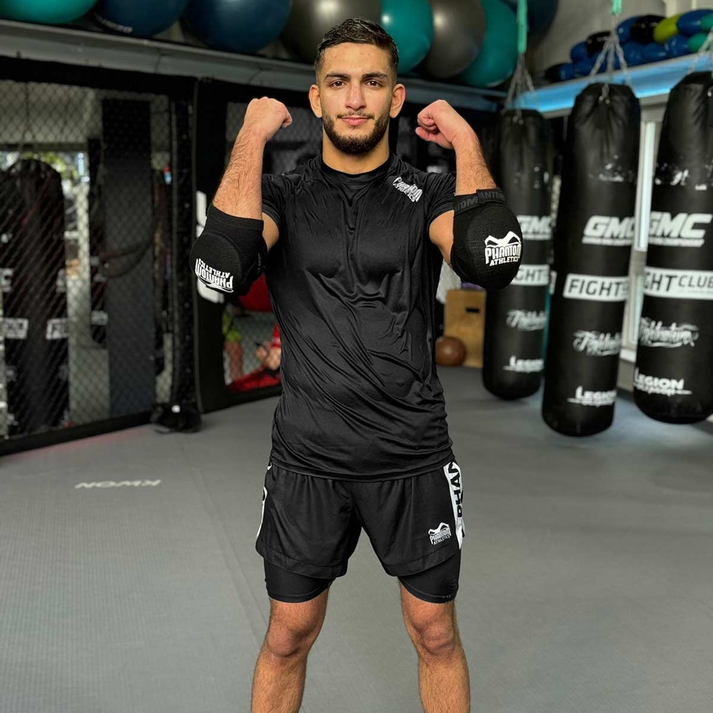 Phantom Fight Shorts Fusion 2in1 Apex, Schwarz