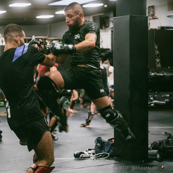 Phantom Fight Shorts Fusion 2in1 Camo Tiger, Grün