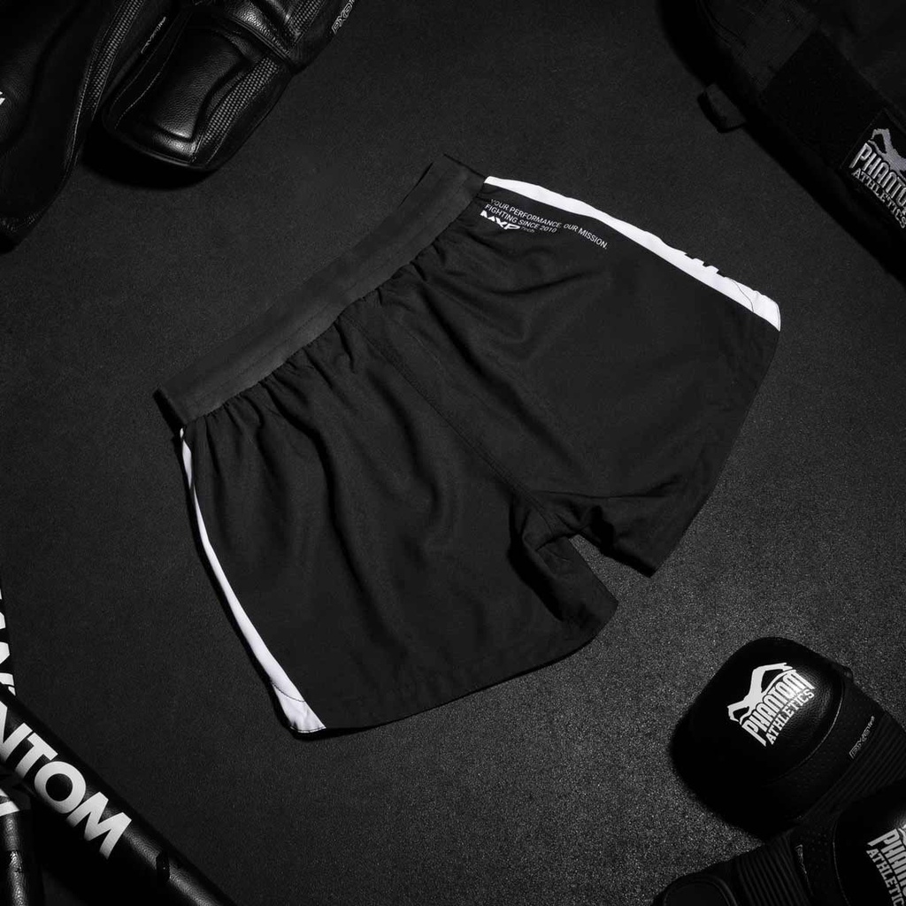 Phantom Fight Shorts Fusion Apex, Schwarz