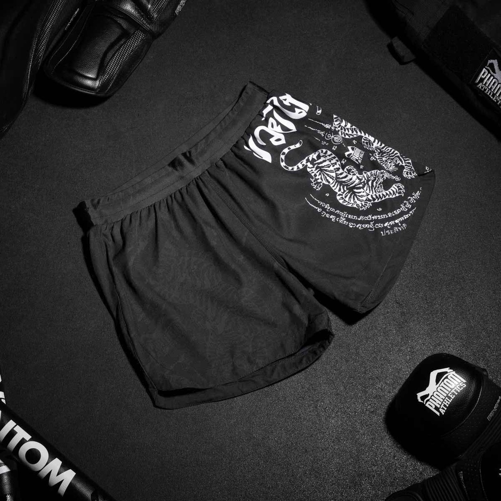 Phantom Fight Shorts Fusion Muay Thai, Schwarz