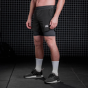 Phantom Fight Shorts Laser-X 2in1, Schwarz