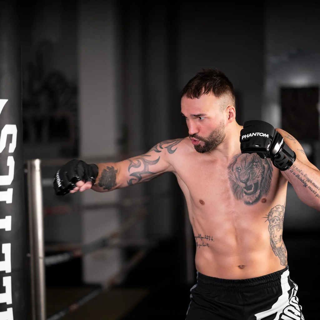 Phantom MMA Handschuhe Apex Hybrid, Schwarz