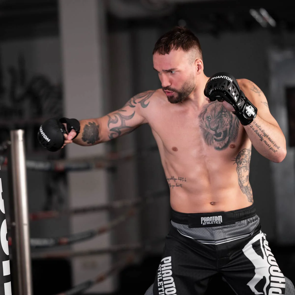 Phantom MMA Handschuhe Sparring Apex, Schwarz