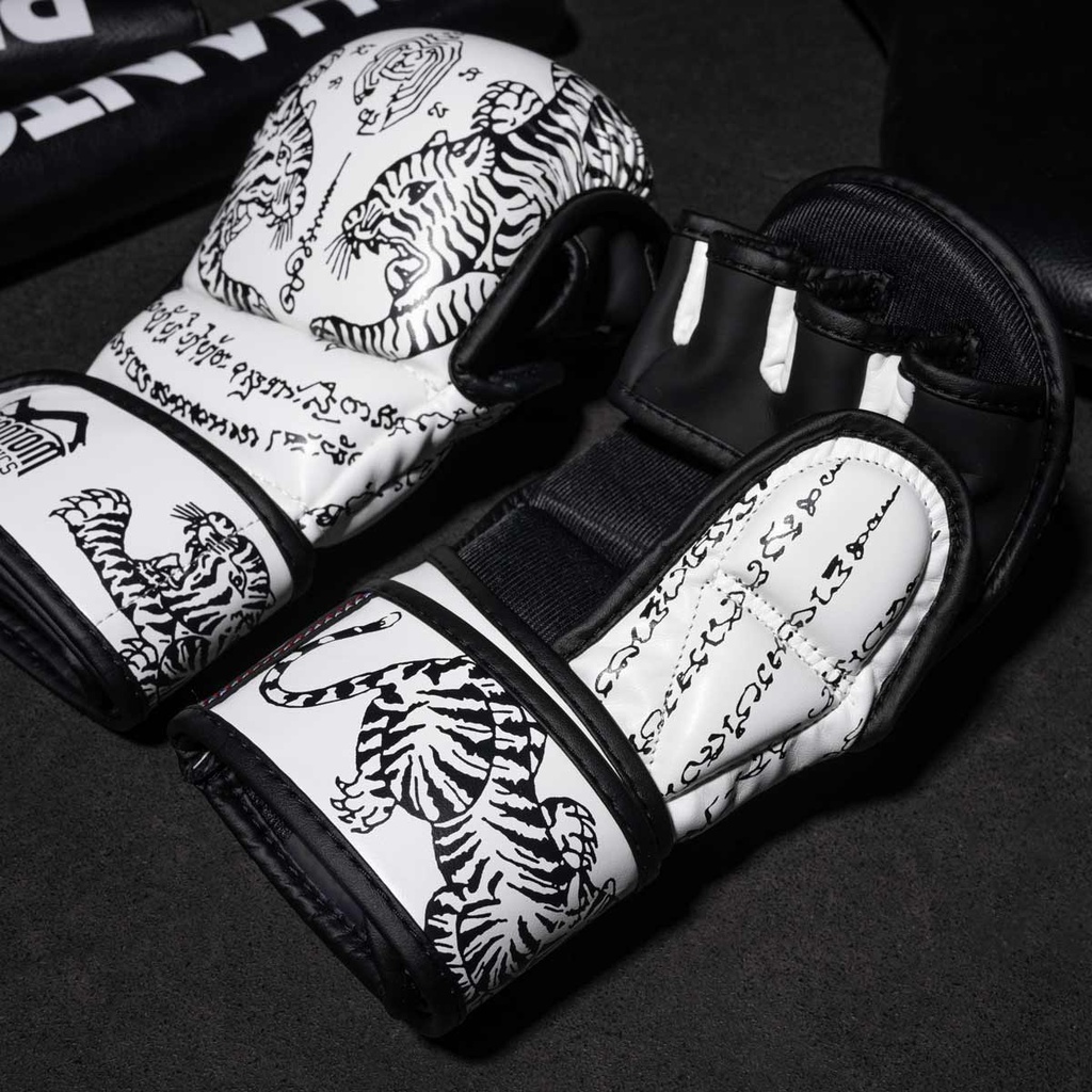 Phantom MMA Handschuhe Sparring Muay Thai LE, Weiß-Silber