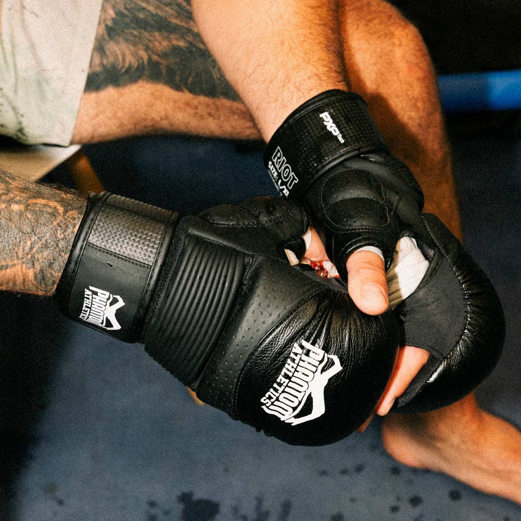 Phantom MMA Handschuhe Sparring Riot Pro, Schwarz