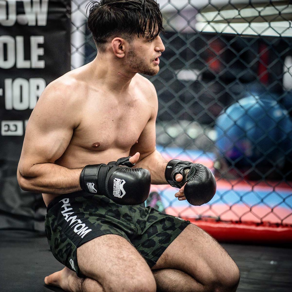 Phantom MMA Handschuhe Sparring Riot Pro, Schwarz