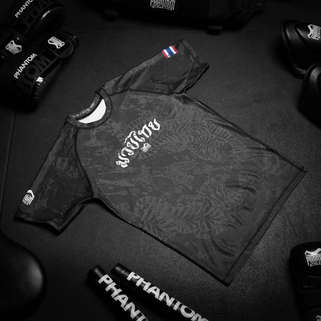Phantom Rash Guard Muay Thai, Schwarz