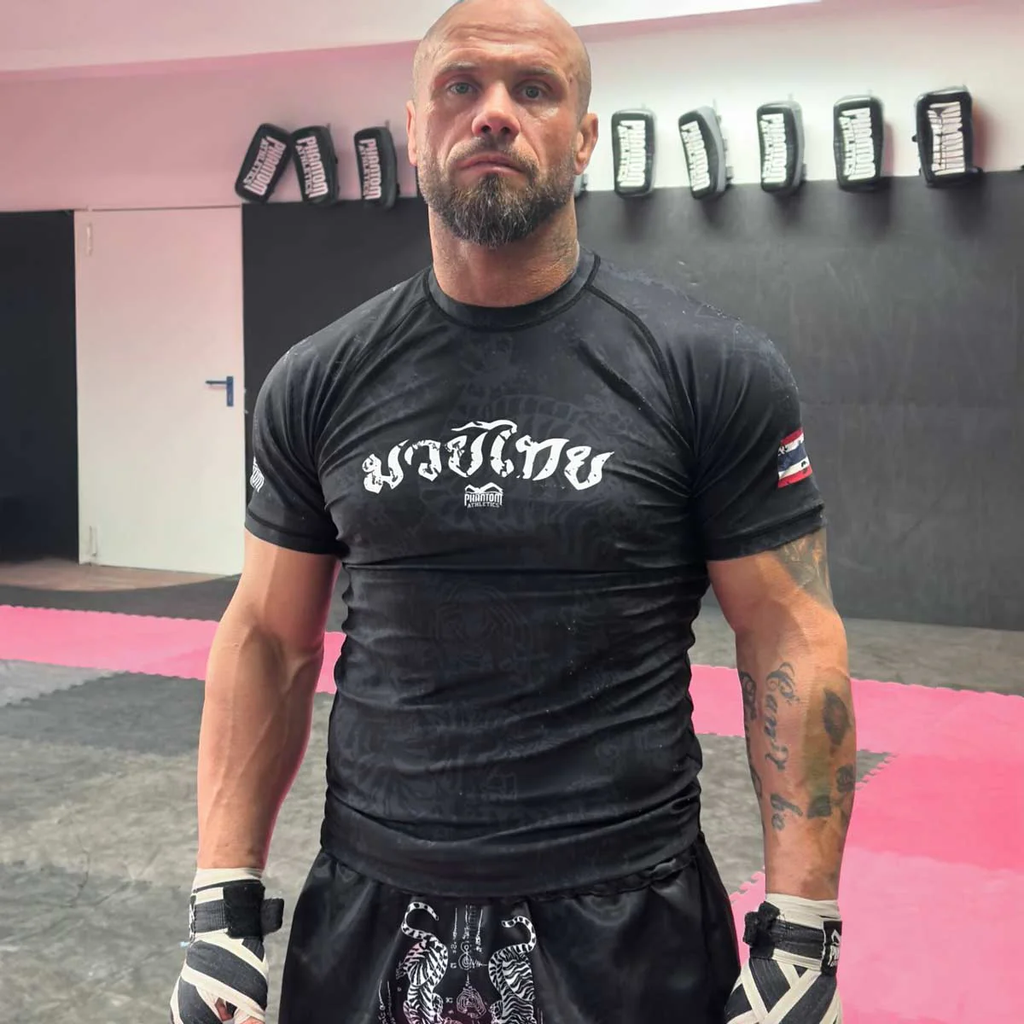 Phantom Rash Guard Muay Thai, Schwarz