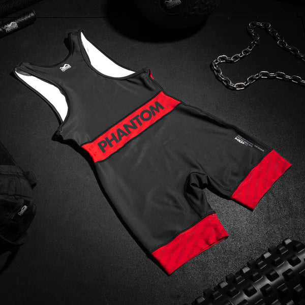 Phantom Ringertrikot Set Raptor Kids, Schwarz-Blau + Schwarz-Rot