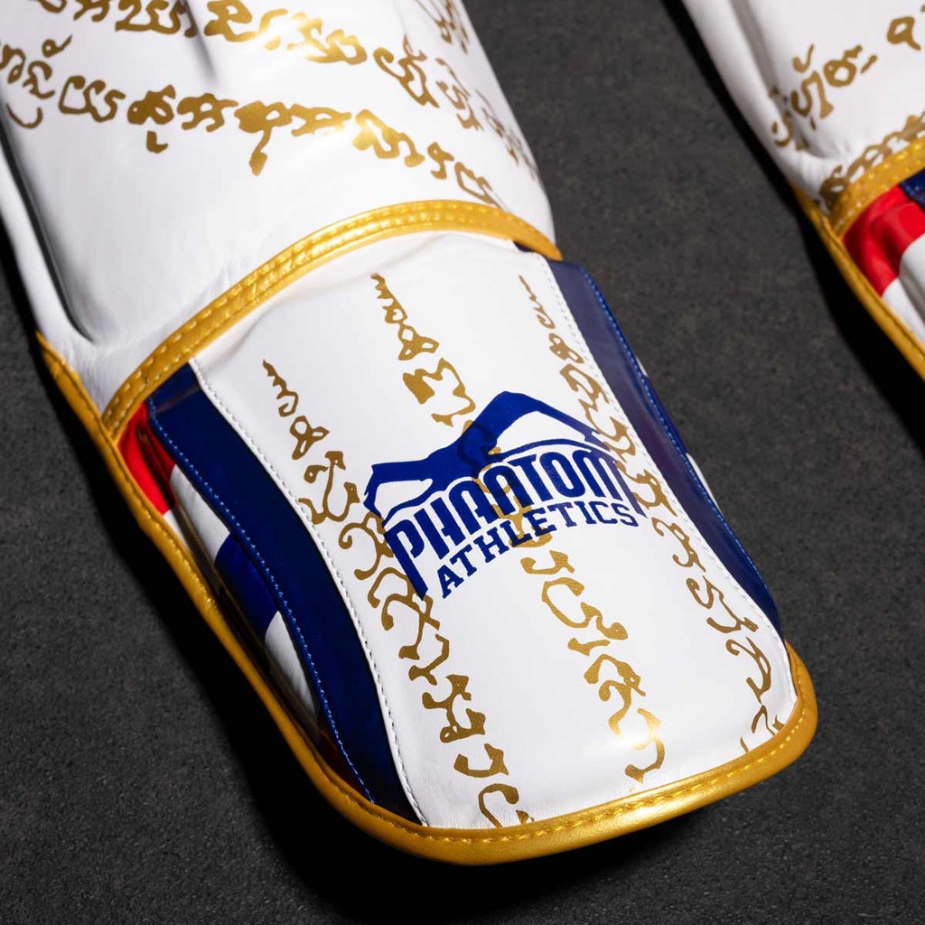 Phantom Schienbeinschoner Muay Thai LE, Weiß