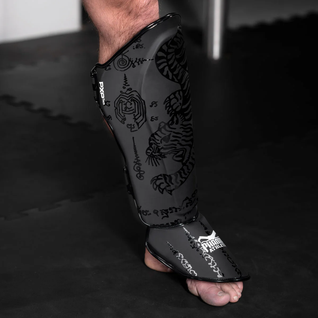 Phantom Schienbeinschoner Muay Thai, Schwarz