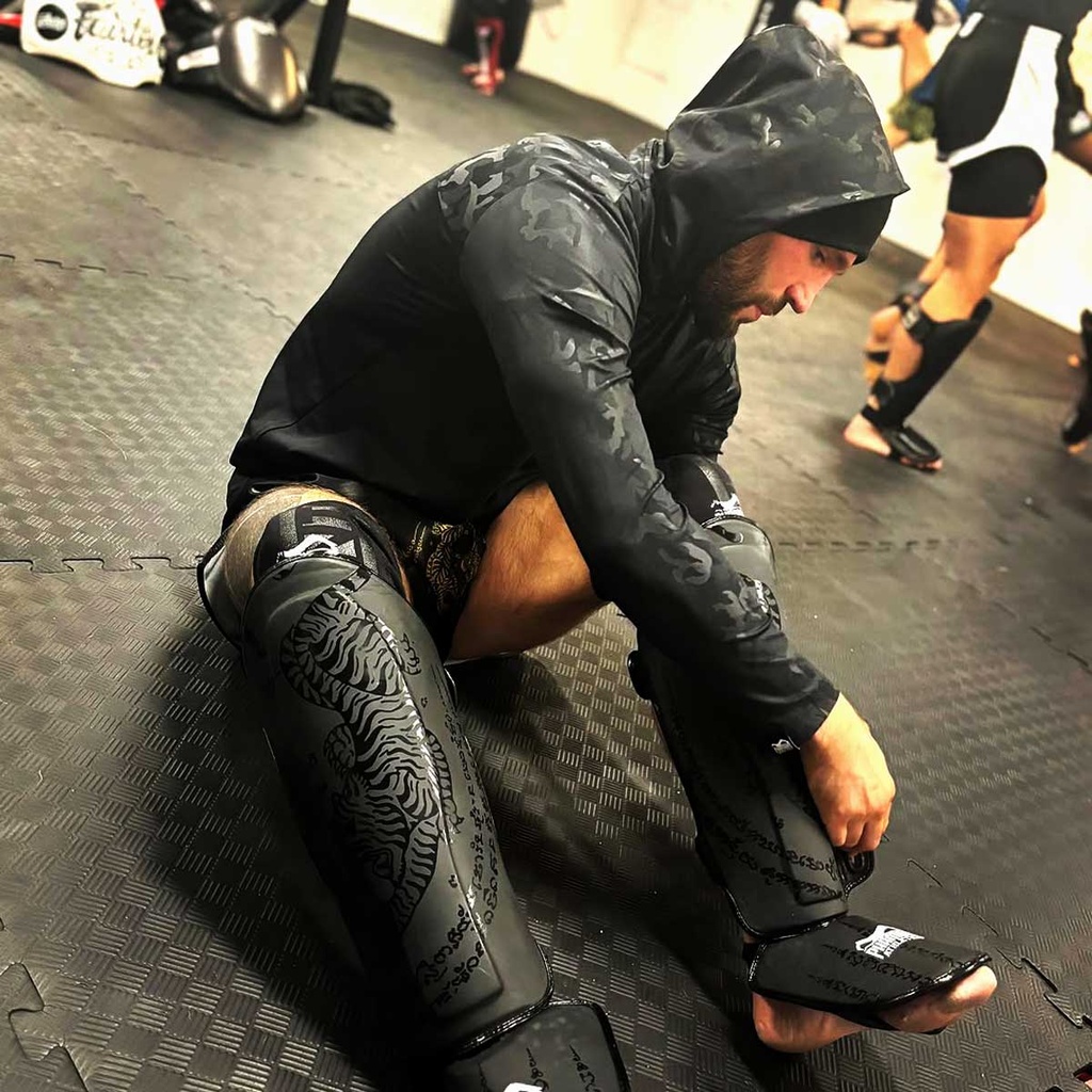 Phantom Schienbeinschoner Muay Thai, Schwarz