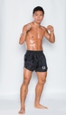 Booster Muay Thai Shorts Retro Hybrid Kids, Schwarz