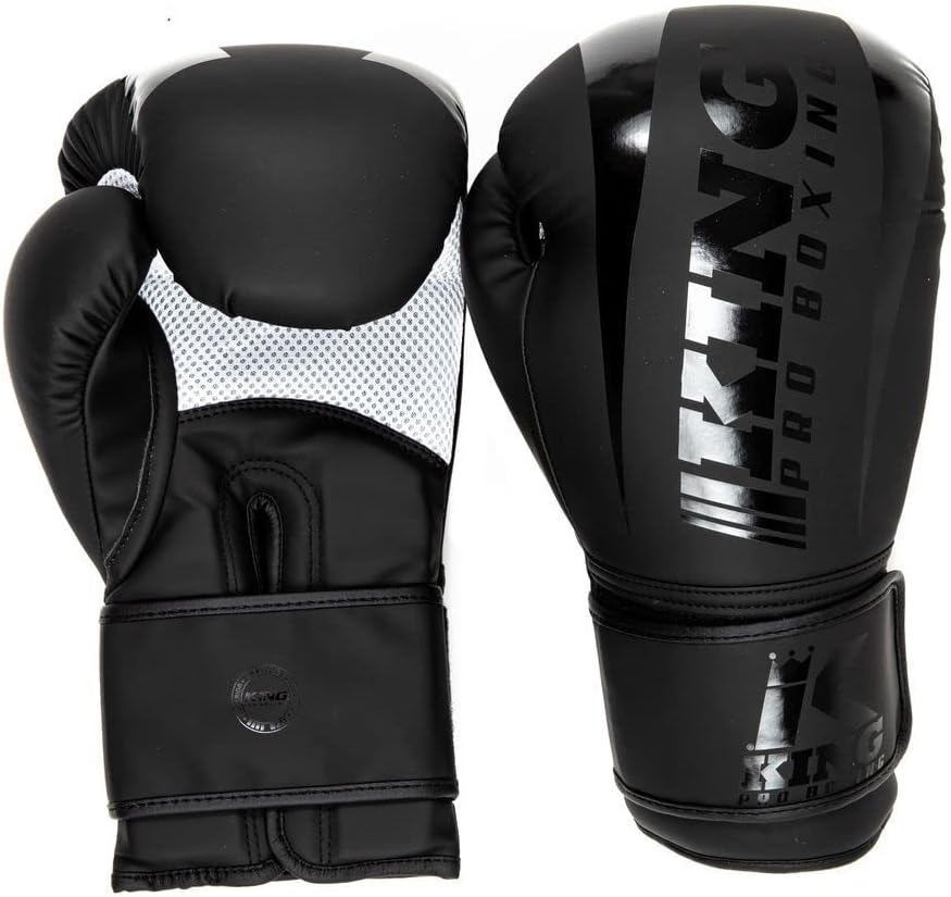 King Pro Boxing Boxhandschuhe Revo, Schwarz