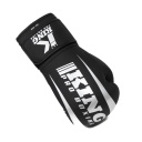 King Pro Boxing Boxhandschuhe Revo, Schwarz-Silber