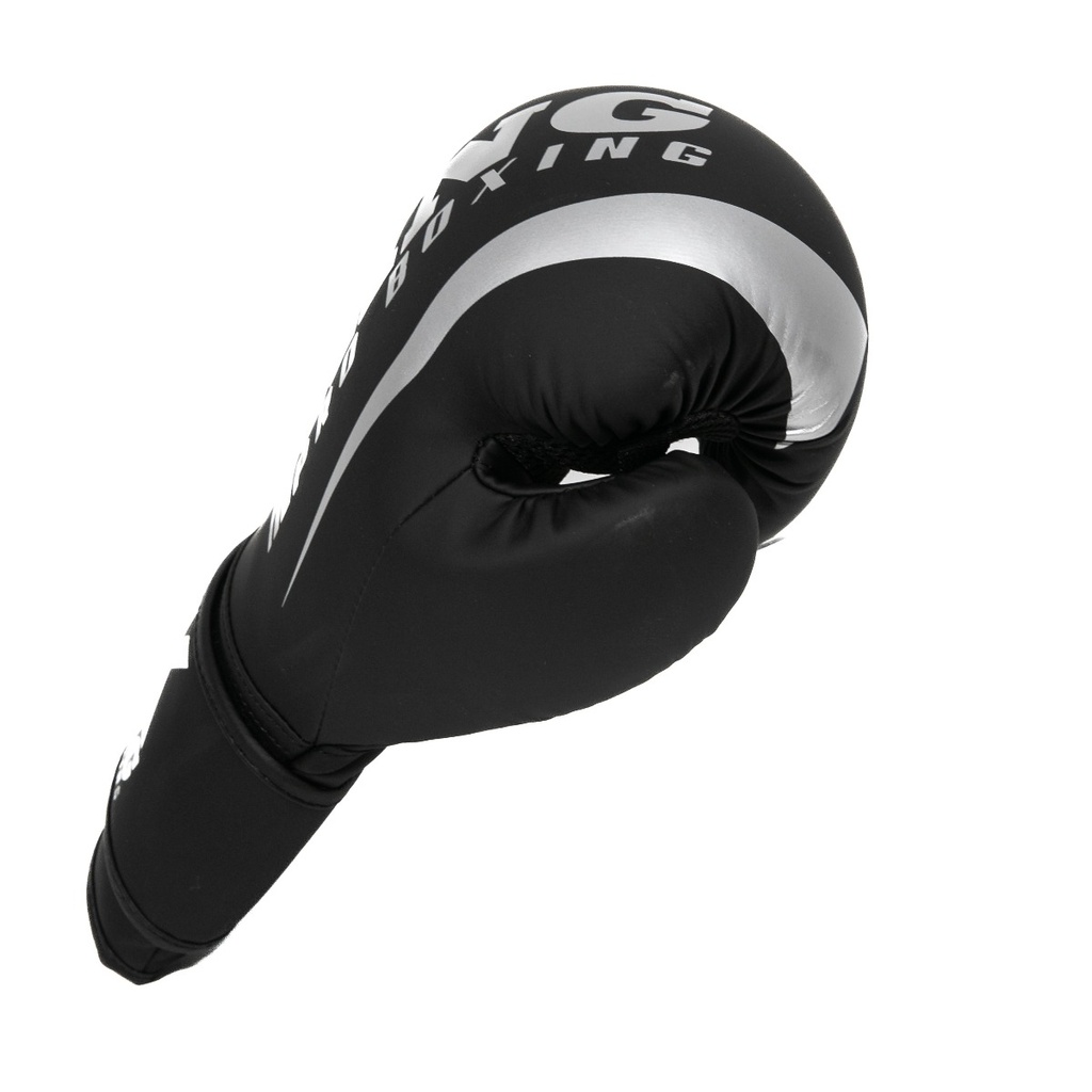 King Pro Boxing Boxhandschuhe Revo, Schwarz-Silber