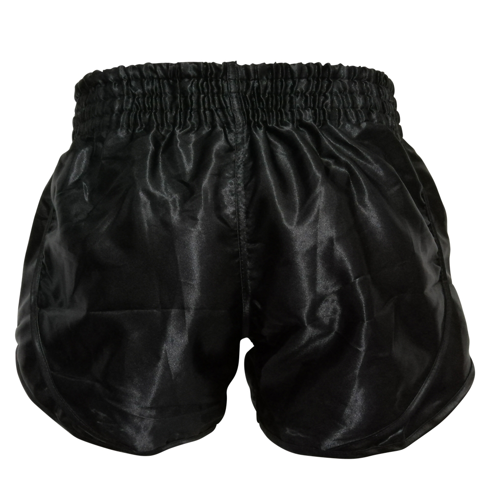 King Pro Boxing Muay Thai Shorts Retro Hybrid 1, Schwarz