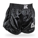 King Pro Boxing Muay Thai Shorts Retro Hybrid 1, Schwarz