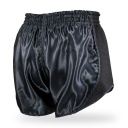 King Pro Boxing Muay Thai Shorts Retro Mesh 1, Schwarz