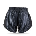 King Pro Boxing Muay Thai Shorts Retro Mesh 1, Schwarz