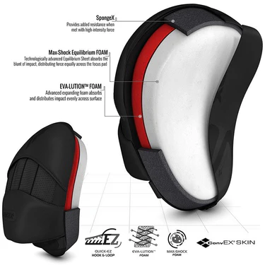 RDX Boxpratzen T15, Schwarz